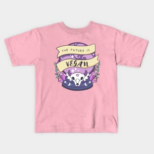 The future is Vegan Kids T-Shirt